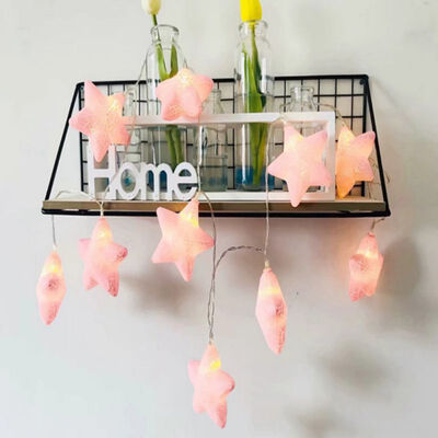 

Portable Battery Powered LED Star Shape String Lights for New Year Spring Party Decor Holiday Festival Decor Lights