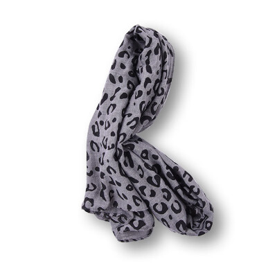 

Children Girls Scarf Personality Scarf Cotton Linen Leopard-print Warm Scarf For Winter