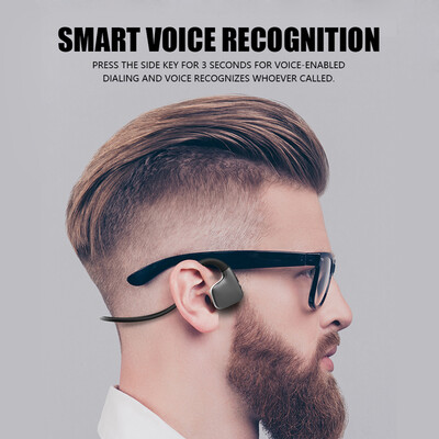 

R9 Bone Conduction Headset Wireless Bluetooth 50 Earphone IPX5 Waterproof Neck-strap Outdoor Sports Music Headphone Hands-free w