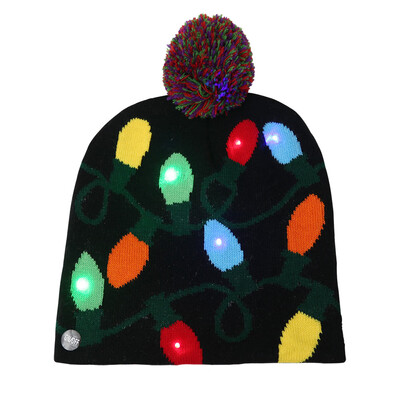 

〖Follure〗Kids Adult LED Light Christmas Hat Santa Claus Reindeer Snowman Xmas Gifts Cap