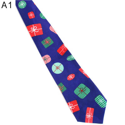 

Christmas Necktie Men Fashion Santa Claus Elk Printing Tie Party Suit Decor