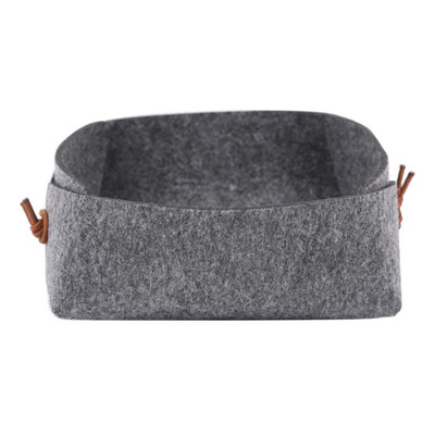 

Nordic Style Desktop Storage Basket Portable Household Felt Desktop Storage Boxes Home Storage & Organization Table Decor