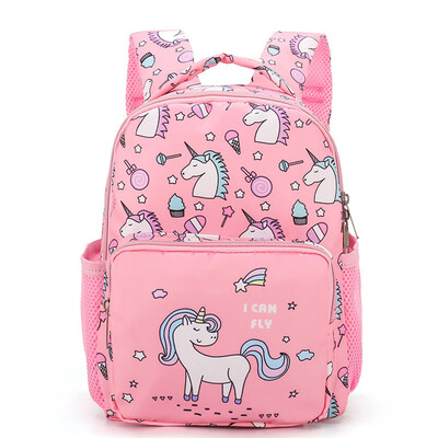 

Unicorn Backpack Summer New Nylon Shoulder Bag Student Cartoon Lovely Unicorn Backpack 1-4 Years