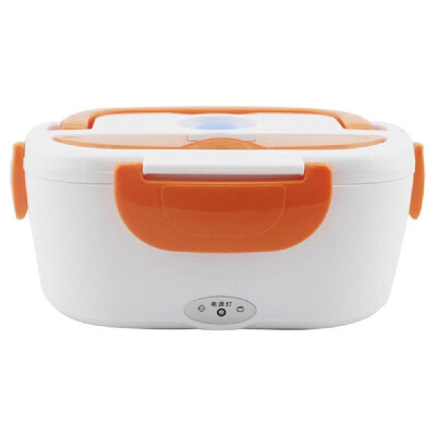 

Car Electric Heating Lunch Box Portable 12V Bento Meal Heater Food Grade Plastic Keeping Food Warm Orange