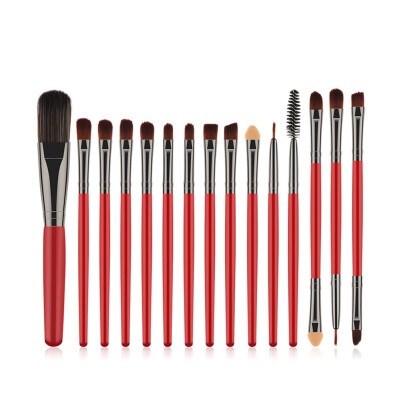 

15pcs Eye Makeup Brush Set 2 Types Eyeshadow Brush Eyebrow Brush Eyelash Brush Double-end Makeup Brush Kit