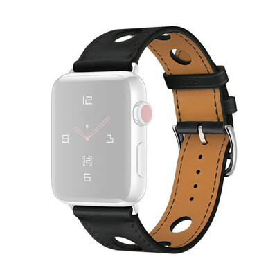 

〖Follure〗Leather Hole Replacement Watch Wrist Strap Band For Apple for iwatch 4 40mm
