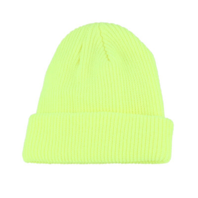 

Wool Caps Winter Kids Boys Girls Hat Cute Autumn Winter Warm Kids Baby Solid Print Hats