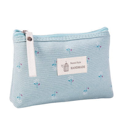 

Z Women Unique Acting Cute Fashion Flowers Pattern Embellishment Storage Cosmetic Makeup Bag Waterproof Pocket Out Door Hand Bag