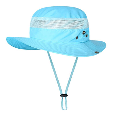 

Unisex Summer Bucket Hat Wide Brim Nylon Sun Visor Outdoor Fishing Cap