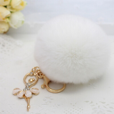 

Ballerina Gold Keychain Car Accessories Can Also Be Used As A Female Bag Pendant