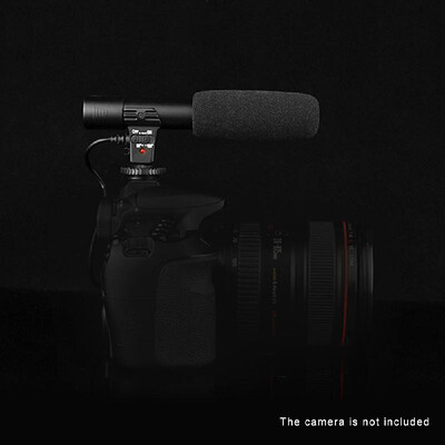 

Sidande Mic-01 Digital Video DV Camera Studio Stereo Camcorder 35mm Recording Microphone for Canon Nikon Pentax Olympus Panasonic