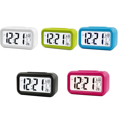

Electric Desktop Clock Electronic Alarm Digital Big LED Screen Clock Date Time Calendar Desk Watch