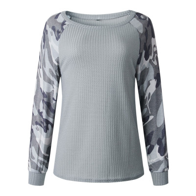 

Women Sweatshirts Streetwear Camouflage Print Pullovers Spring Autumn Casual Long Sleeve O-Neck Tops Female Thin Sweatshirt