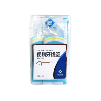 

More than beautiful dental floss stick portable floss stick 60 pcs 1 box