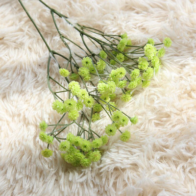 

Gobestart Artificial Silk Fake Flowers Babys Breath Floral Wedding Bouquet Party Decors