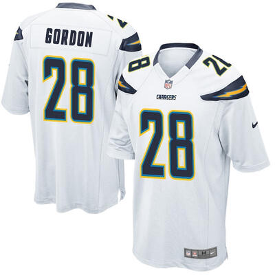 

Youth Football Jersey Los Angeles Chargers Melvin Gordon White Game Jersey