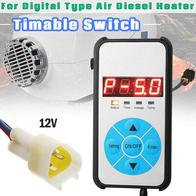 

Car Auto Digital Timer Air Diesel Heater Switch Parts Replacement 12V 5KW 5000W