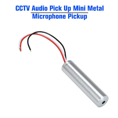 

CCTV Audio Pick Up Mini Metal Microphone Pickup Sound Monitor Audio Monitoring Pick Up Device