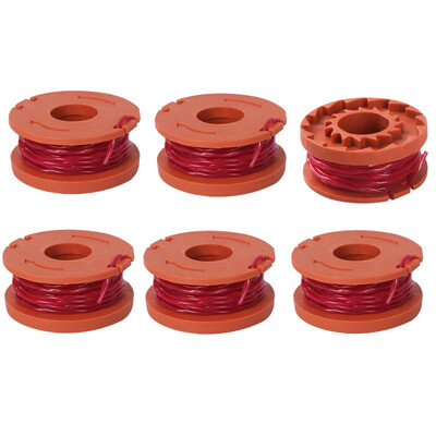 

Grass Trimmer Line Spool 0065" Replacement 10-Foot String Trimmer Line Edger Line Spool With 2 Spool Cap Covers New