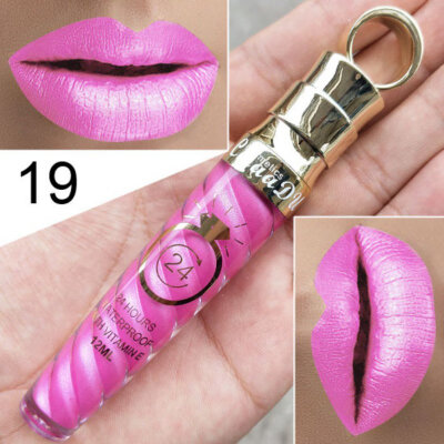 

High-capacity Matte Matte Lip Gloss Female 20 Colors Long-Lasting Nutritious Lipstic Women Lip Make Up Cosmetics Big Lip Gloss