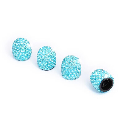 

Car Tire Valve Caps 4 Pack Diamond Valve Stem Caps Crystal Rhinestone Valve Core Cap New Creative Valve Cap