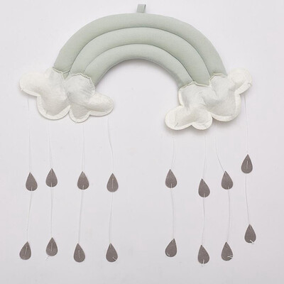 

Lovely Child Bedroom Kid Nursery Cloud Rain Room Wall Decals Hanging Toys Decor