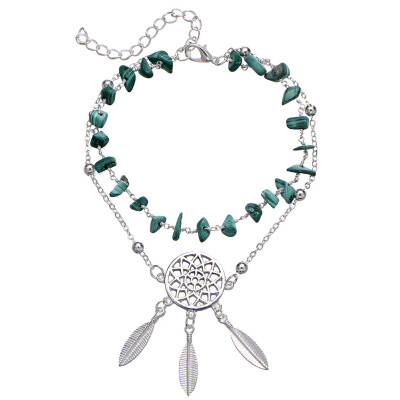 

2010Fashion Chic Turquoise Bohemia Ethnic Anklets Pendant Foot Chain