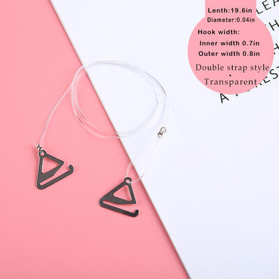 

Slim Metal Hook Intimates Accessories Women Seamless Bra Straps Transparent Underwear Straps