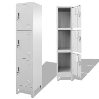 

Locker Cabinet with 3 Compartments 15"x177"x709