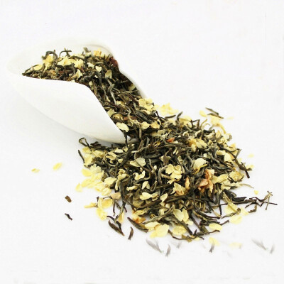 

C-TS015 new jasmine flowers green tea jasmine flurries chinese tea green jasmine flower green food