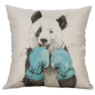 

〖Follure〗Simple Linen Creative Lovely Pillow Cover Pillow Cover Car Pillow Cover