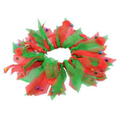 

Puppy Dog Colorful Ribbon Collar Neckerchief Pet Christmas Halloween Accessory