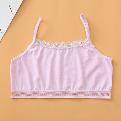 

Young Girls Training Bra Soft Cotton Underwear For Teenage Puberty Cotton Child Bra For Kids Students 8-16 Yrs