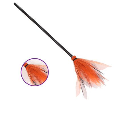 

Halloween Witch Broom For Cosplay Costume Party Props Smooth And Light Handle Design