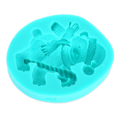 

Christmas Polar Bear Silicone Fondant Cake Chocolate Mold Decorating Tool