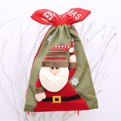 

Christmas Backpack Santa Clause Candy Gift Bags Holders Large Capacity Christmas Gift Bags New Year Gifts