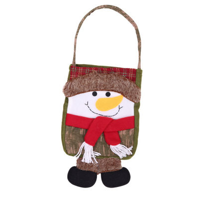 

Christmas Gift Bags Candy Sweet Treat Bags Portable Christmas Handbag for Party Home Decoration