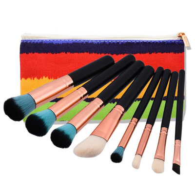 

8pcs12pcs Maquiagem Makeup Brushes set Facial Fondation Eyeshadow Cosmetic Makeup Beauty Tool with A Leather Bag