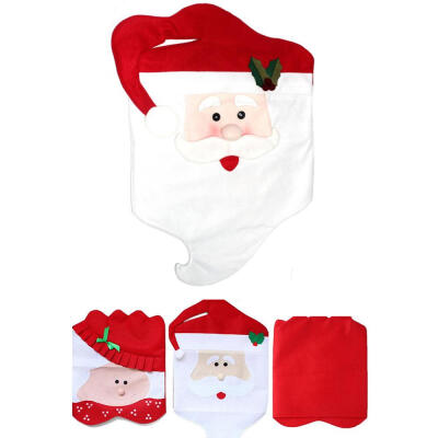 

Sweet New Xmas Santa Claus Christmas Dining Dinner Table Chair Back Cover Decor
