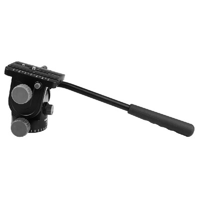 

KINGJOY Camera Fluid Drag Head Hydraulic Head Tripod Head Damping Ball head Ballhead 360° Panoramic Shooting 14 & 38 Inch Screw
