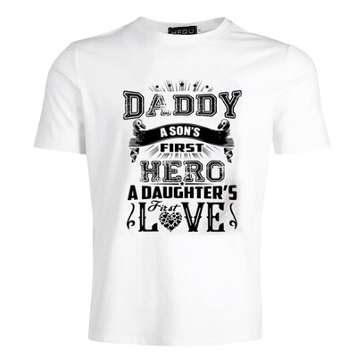 

New Creative Logo Printed Men T Shirt Short Sleeve T-Shirts Gifts For Dad Daddy Fathers Day Or Thanksgiving Day