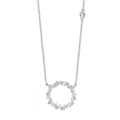 

Hot&Beautiful Diamond Ring Pendant Necklace Chain Necklace Jewelry