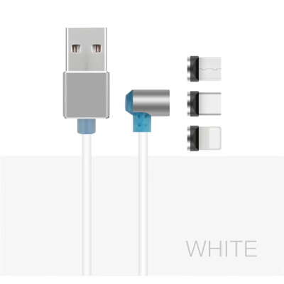 

3 in 1 Magnetic USB Cable For Type C 360 Degree Charging Cable For iPhone 7 8 Plus Data Cable For Micro USB Charger