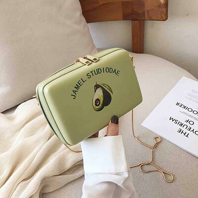 

Tailored Women 2019 New Fruit Small Square Bag Chain Shoulder Bag Wild Messenger Bag
