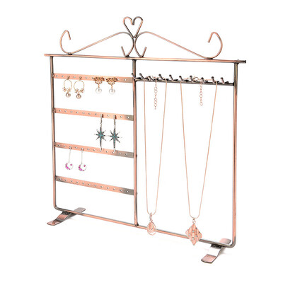 

Gobestart Wood Base metal Jewelry Holder Display Stand Dangle Earrings Hanging