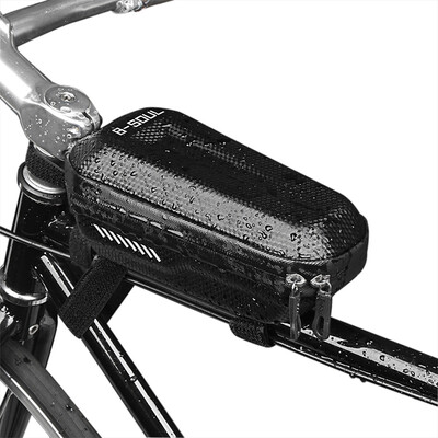 

Hard Shell Bicycle Bike Front Frame Tube Zipper Bag Waterproof Saddle Pack Pouch