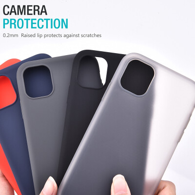 

TOZO for iPhone 1111 Pro11 Pro Max Case PC TPU Hybrid PP Liquid Silicone Soft TPU Protection Cover Mobile Shell