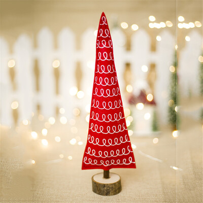 

Toponeto Merry Christmas Tree Cloth Desk Decoration Toy Doll Gift Office Home Children