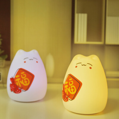 

〖Follure〗Lovely Cute Cat Night Light Bedroom Decor Mini LED Lamp Bulb