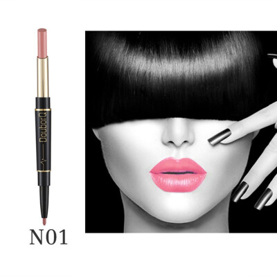 

8 Color Double-end Lip Makeup Lipstick Pencil Waterproof Long Lasting Tint Red Lip Stick Beauty Matte Liner Pen Lipstick